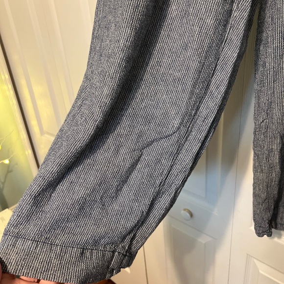 Lane Bryant 18 chambray pants. Elastic waist. - Picture 2 of 5